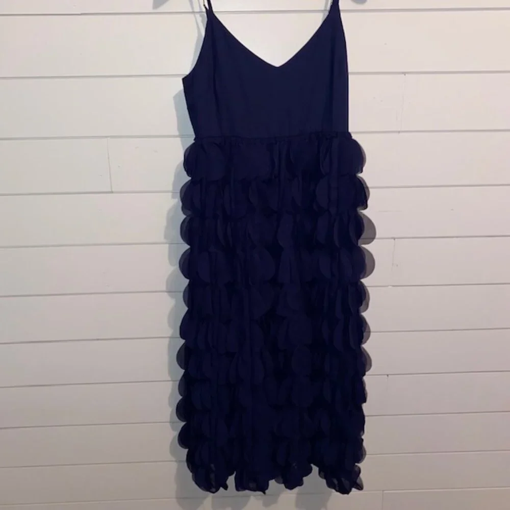 NWT Trina Turk Carolina Circular Applique Midi-Dress - Indigo (Women's Size 4) - Picture 9 of 9